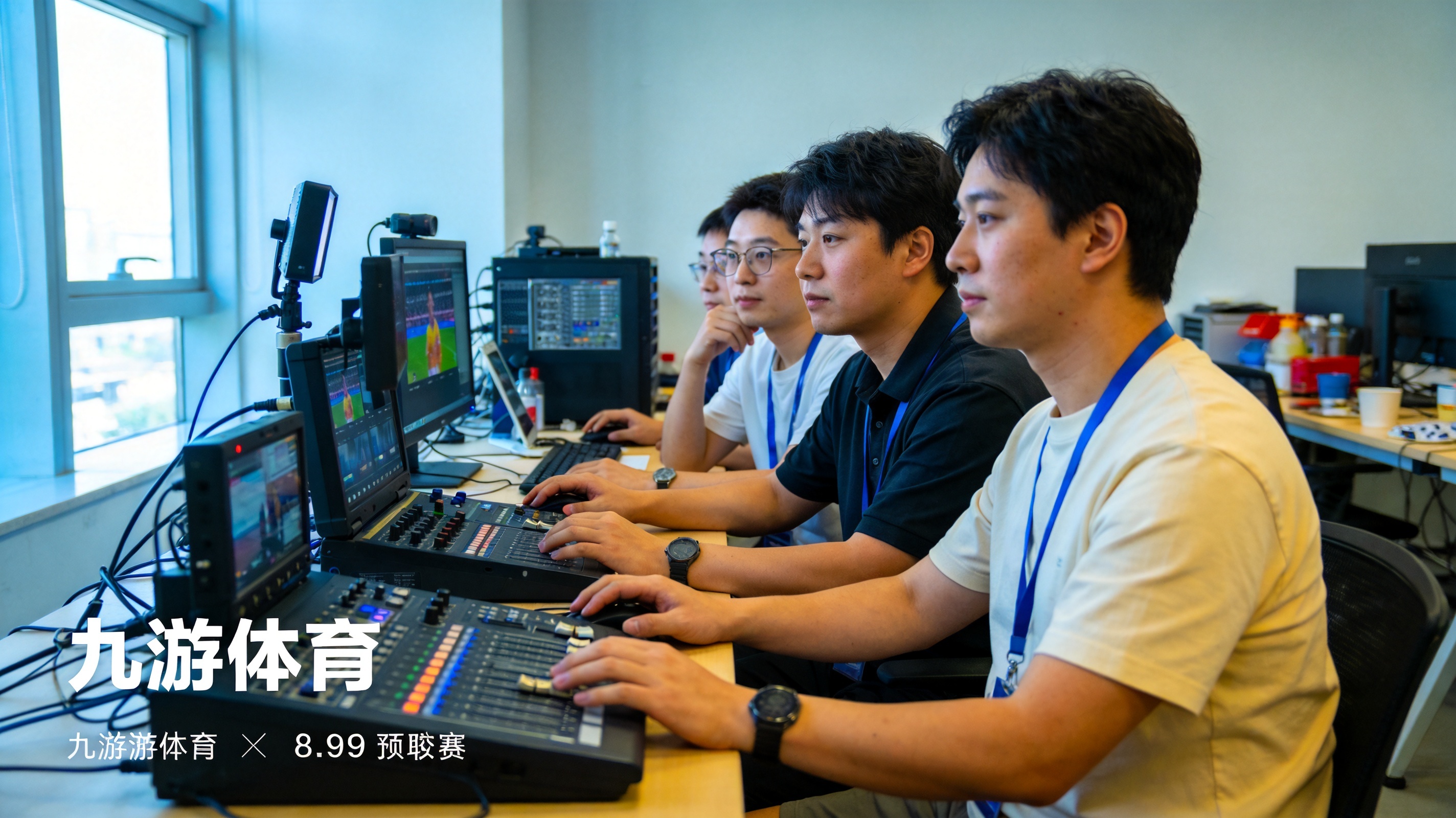 九游体育团队与赛事直播工作场景
